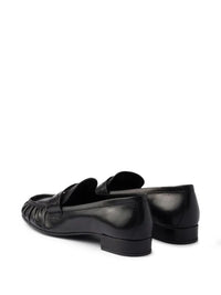 PRADA Leather Penny Loafers Women