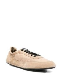 Prada Women Collapse Re-Nylon And Suede Sneakers
