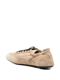 Prada Women Collapse Re-Nylon And Suede Sneakers