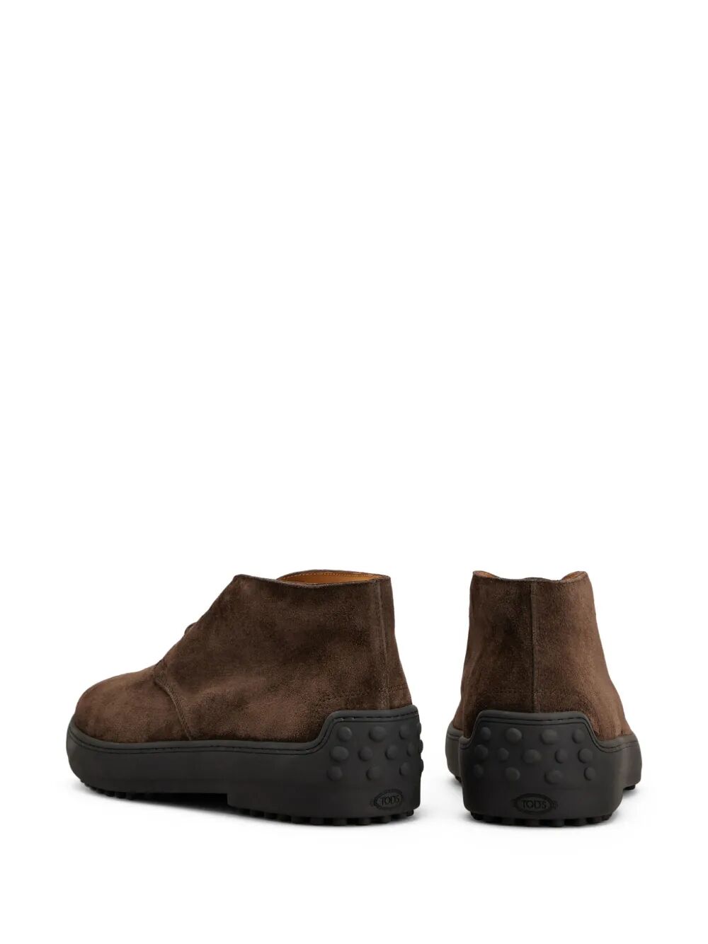 Tod's Men Polacchino Winter Gommino In Pelle Scamosciata