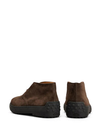 Tod's Men Polacchino Winter Gommino In Pelle Scamosciata