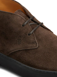 Tod's Men Polacchino Winter Gommino In Pelle Scamosciata