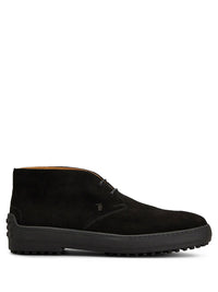 Tod's Men Polacchino Winter Gommino In Pelle Scamosciata
