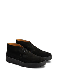 Tod's Men Polacchino Winter Gommino In Pelle Scamosciata