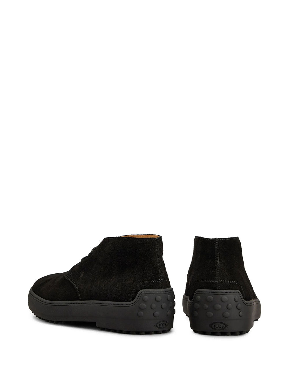 Tod's Men Polacchino Winter Gommino In Pelle Scamosciata
