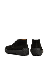 Tod's Men Polacchino Winter Gommino In Pelle Scamosciata