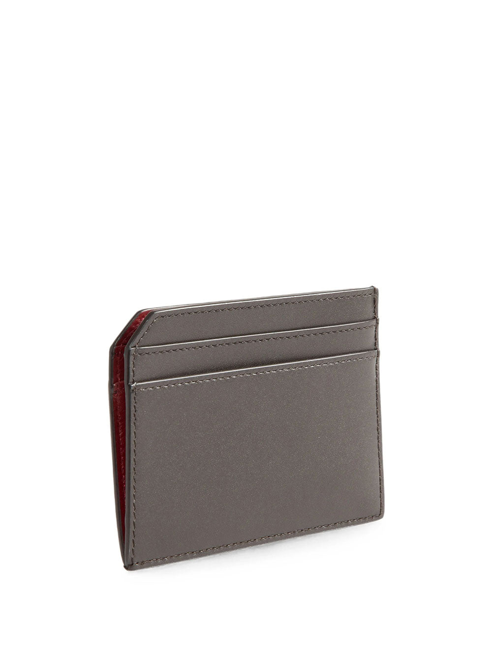 SAINT LAURENT PARIS Saint Laurent Paris Open Card Case In Two-Tone Smooth Leather Women