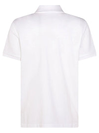Moncler Men Polo In Cotone Piqué Con Patch Logato