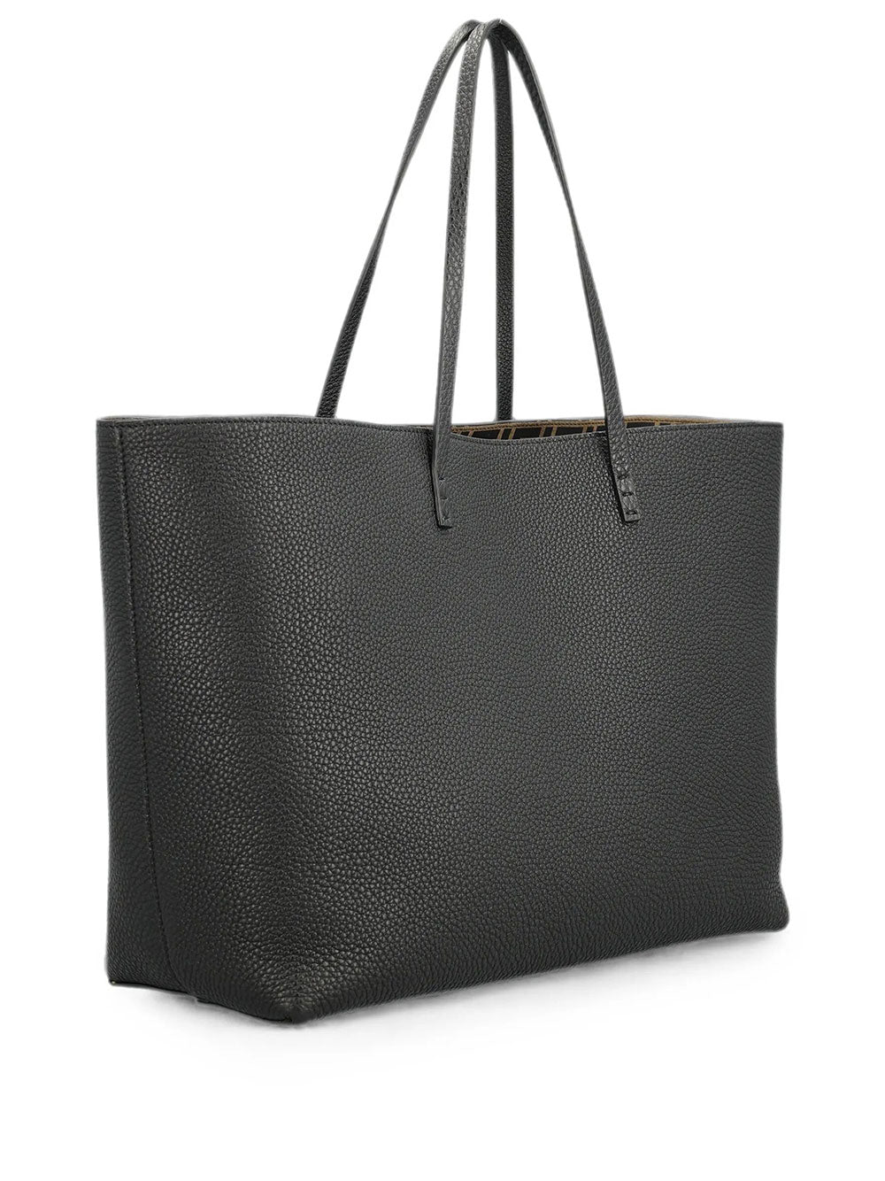 FENDI Fendi Women Roll Medium Shopper In Cuoio Romano Nero