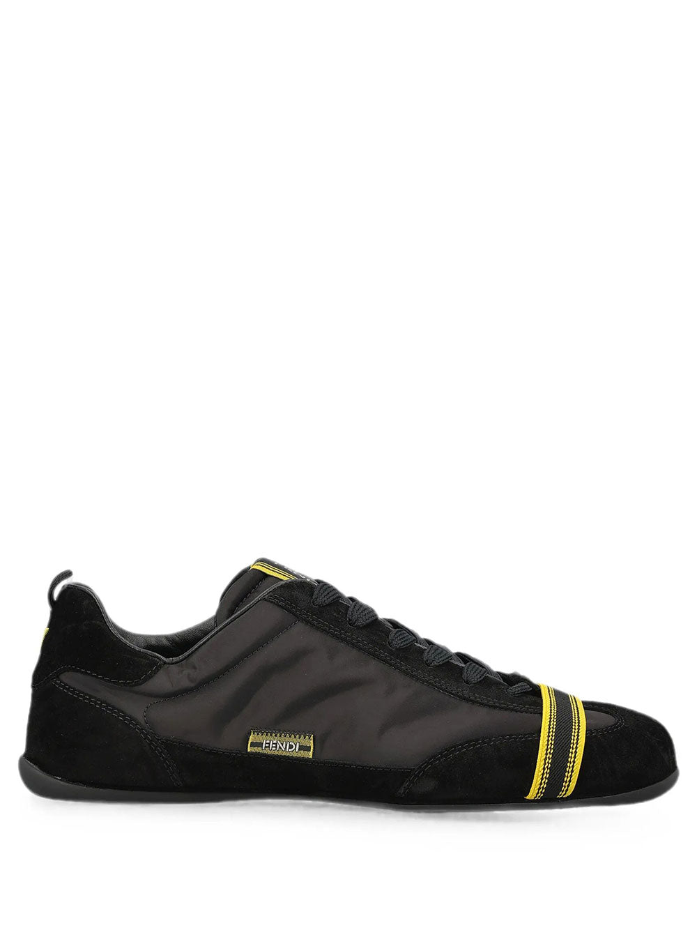 FENDI Fendi Wrap Low-Top Sneakers In Suede And Fabric Women