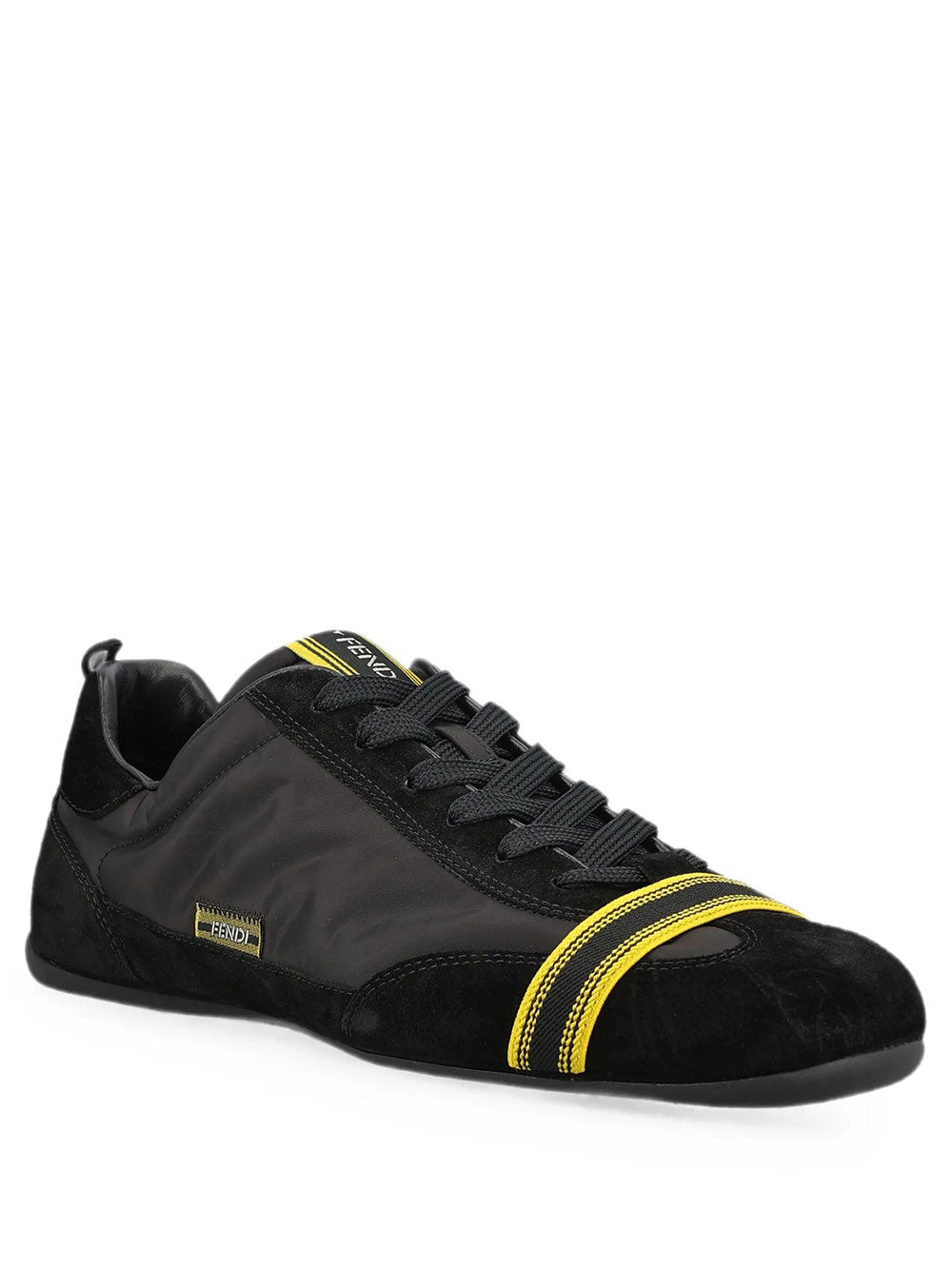 FENDI Fendi Wrap Low-Top Sneakers In Suede And Fabric Women