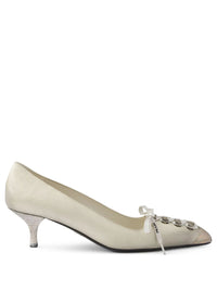 PRADA Décolleté In Pelle Effetto Anticato Women