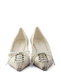 PRADA Décolleté In Pelle Effetto Anticato Women