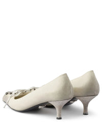 PRADA Décolleté In Pelle Effetto Anticato Women
