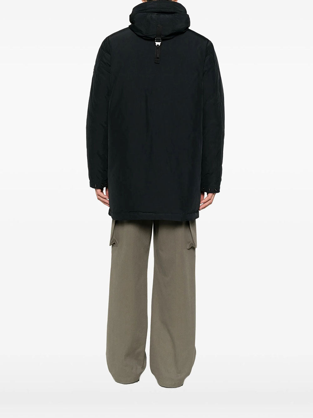 STONE ISLAND Stone Island Men Parka Lungo Imbottito Con Antigoccia