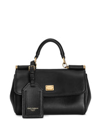 Dolce & Gabbana Women My Sicily Handbag In Plongé Leather