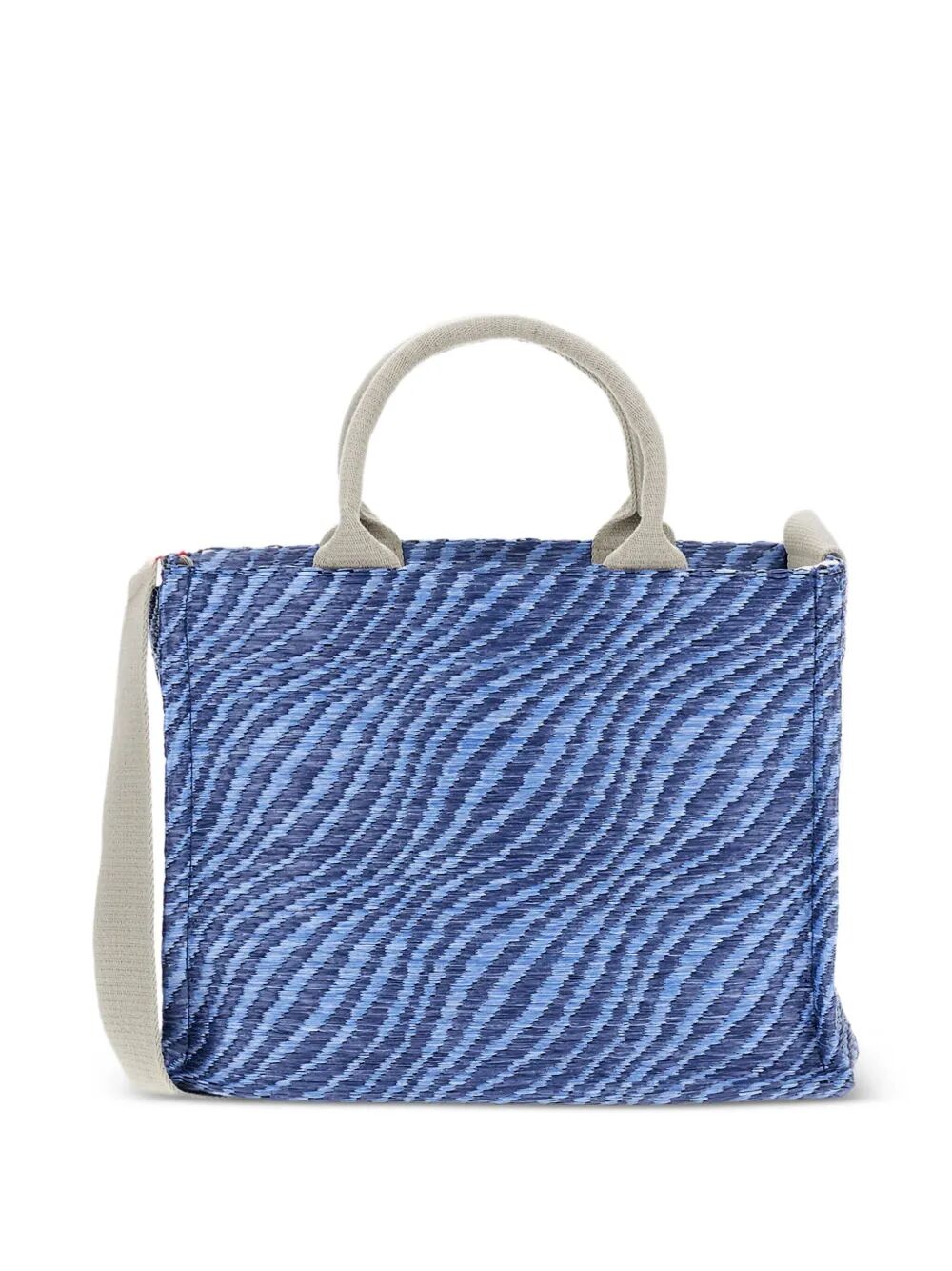 MARNI Wavy Raffia-Effect Small Tote Bag Women