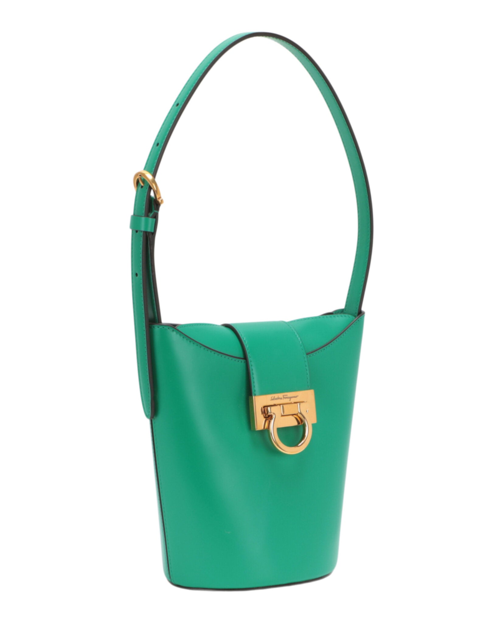 Ferragamo Womens Small Trifolio Shoulder Bag
