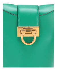 Ferragamo Womens Small Trifolio Shoulder Bag