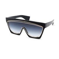 Loewe Sunglasses Shield Full Rim, Black Frame and Smoke Gradient Lens LW40012F05B