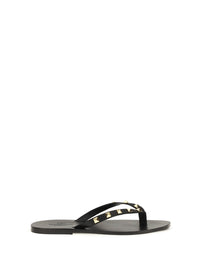 VALENTINO GARAVANI Valentino Garavani Men Rockstud Thong Sandals