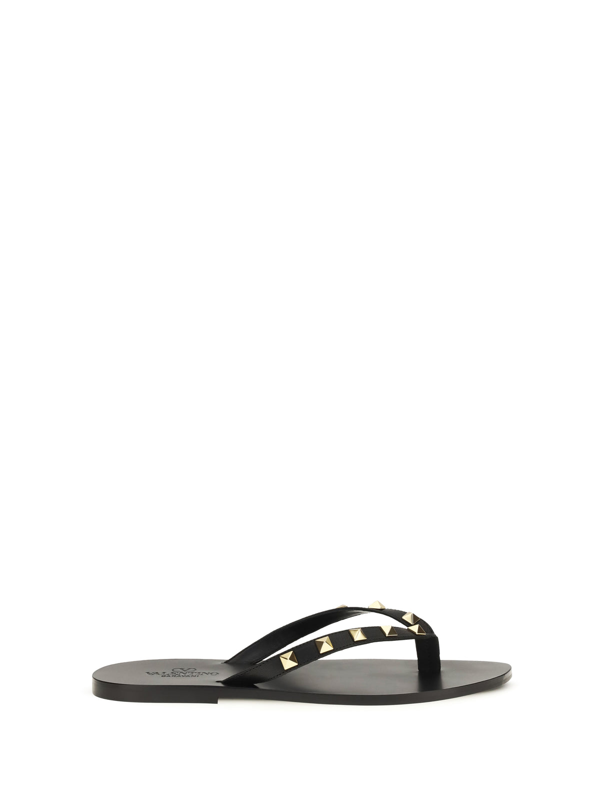 VALENTINO GARAVANI Valentino Garavani Men Rockstud Thong Sandals