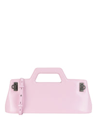 Ferragamo Womens Mini Wanda Leather Top-Handle Bag