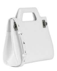 Ferragamo Womens Mini Wanda Leather Top-Handle Bag