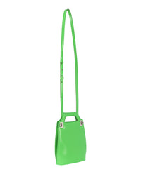 Ferragamo Womens Micro Wanda Patent Leather Shoulder Bag