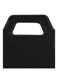 Ferragamo Womens Wanda Mini Stain And Strass Top-Handle Bag