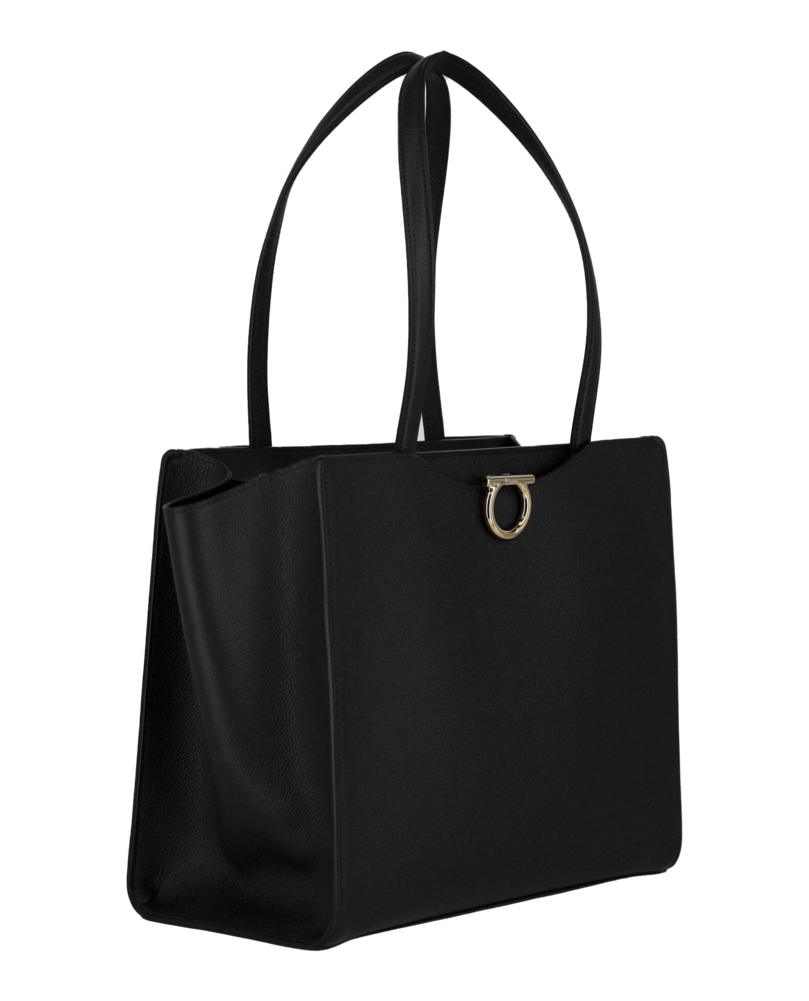 Ferragamo Womens Gemini Leather Shoulder Bag