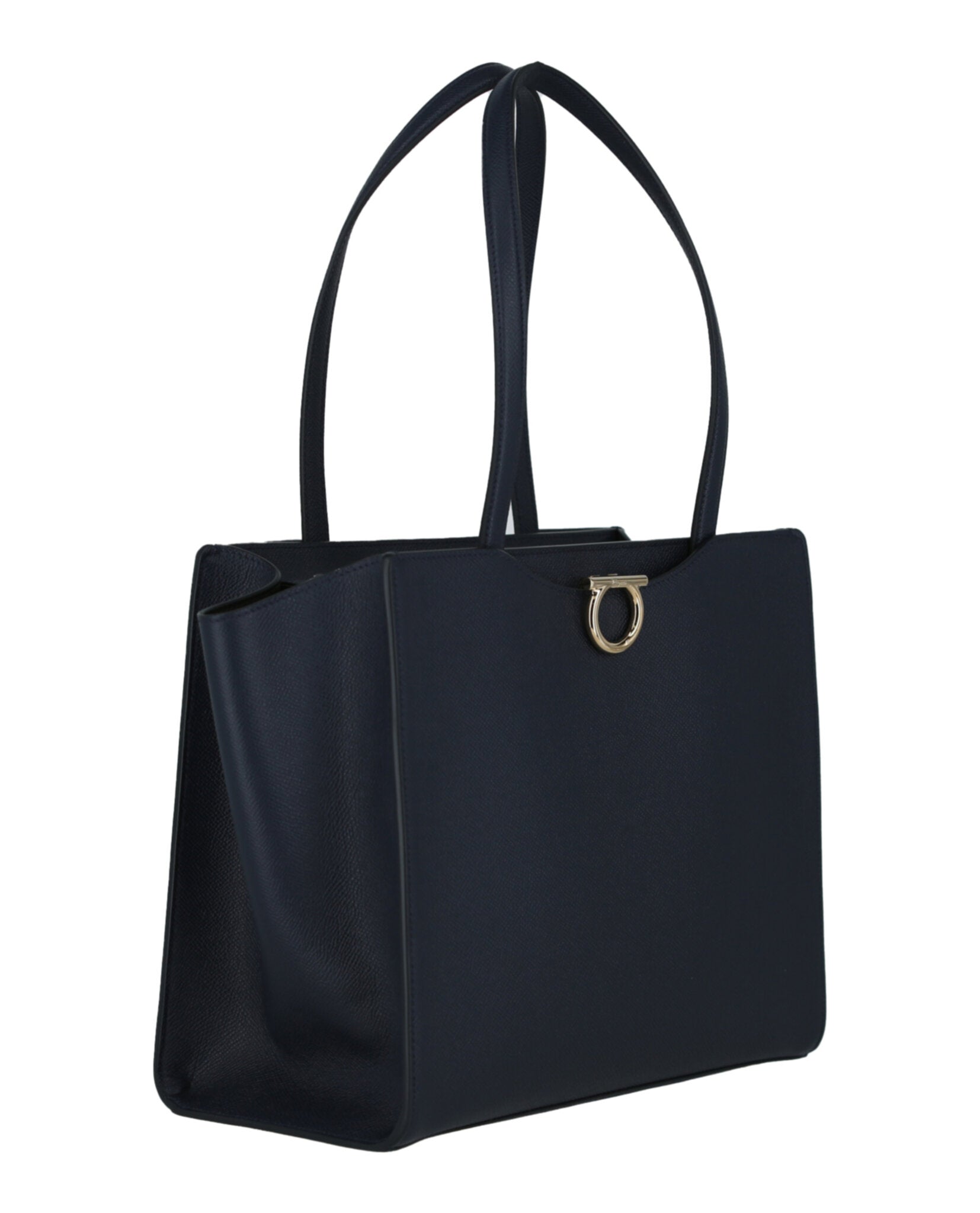 Ferragamo Womens Gemini Leather Shoulder Bag