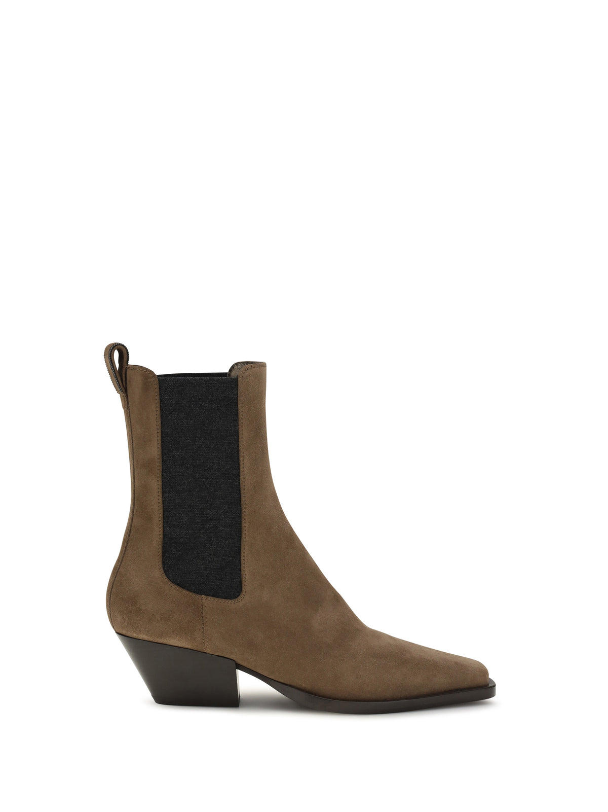 BRUNELLO CUCINELLI Brunello Cucinelli Women Suede Texan Ankle Boots