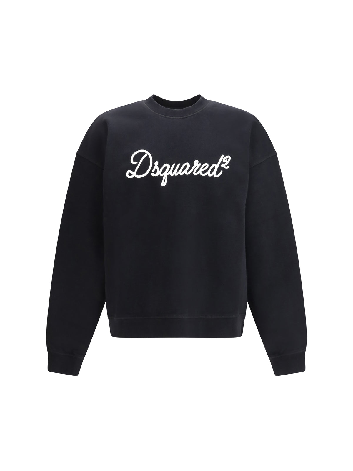 Dsquared2 Men Cotton Crewneck Sweatshirt With Logo