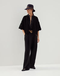 Brunello Cucinelli Brunello Cucinelli Open-Knit Short-Sleeved Cardigan