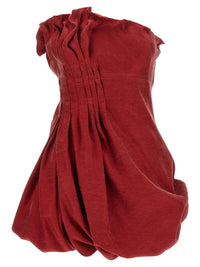Magda Butrym Women Asymmetrical Dress With Pleats