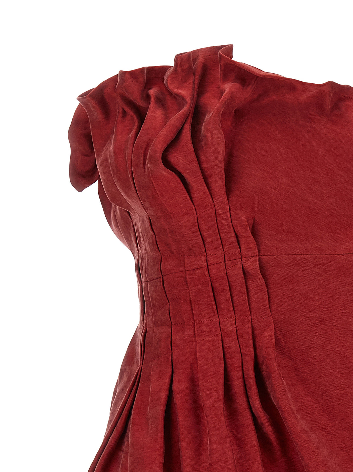 Magda Butrym Women Asymmetrical Dress With Pleats