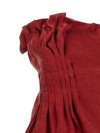 Magda Butrym Women Asymmetrical Dress With Pleats