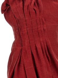 Magda Butrym Women Asymmetrical Dress With Pleats