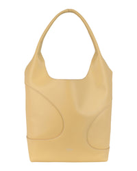 Ferragamo Womens Debossed Cut-Out Hobo Bag