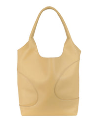 Ferragamo Womens Debossed Cut-Out Hobo Bag