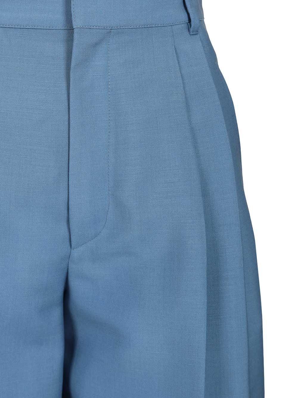 CELINE Celine Women Montauk Trousers In Wool And Mohair