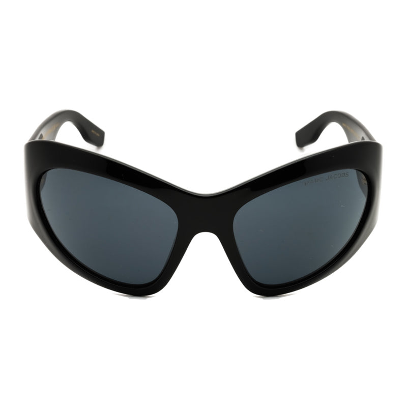 Marc Jacobs Sunglasses Cat Eye Full Rim, Black Frame and Grey Lens MARC773/S0807IR