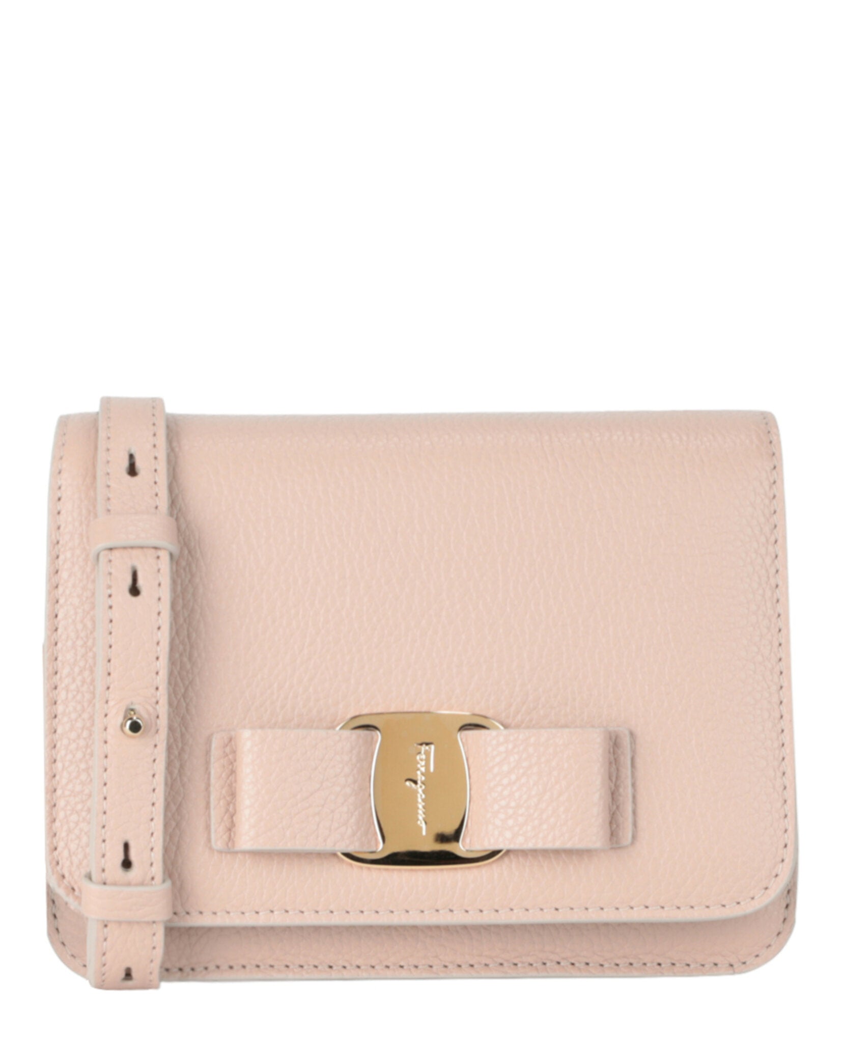 Ferragamo Womens Vara Bow Crossbody ONE SIZE Light Pink