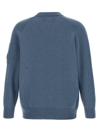 C.P. Company Men Blue 'Lens' Sweater