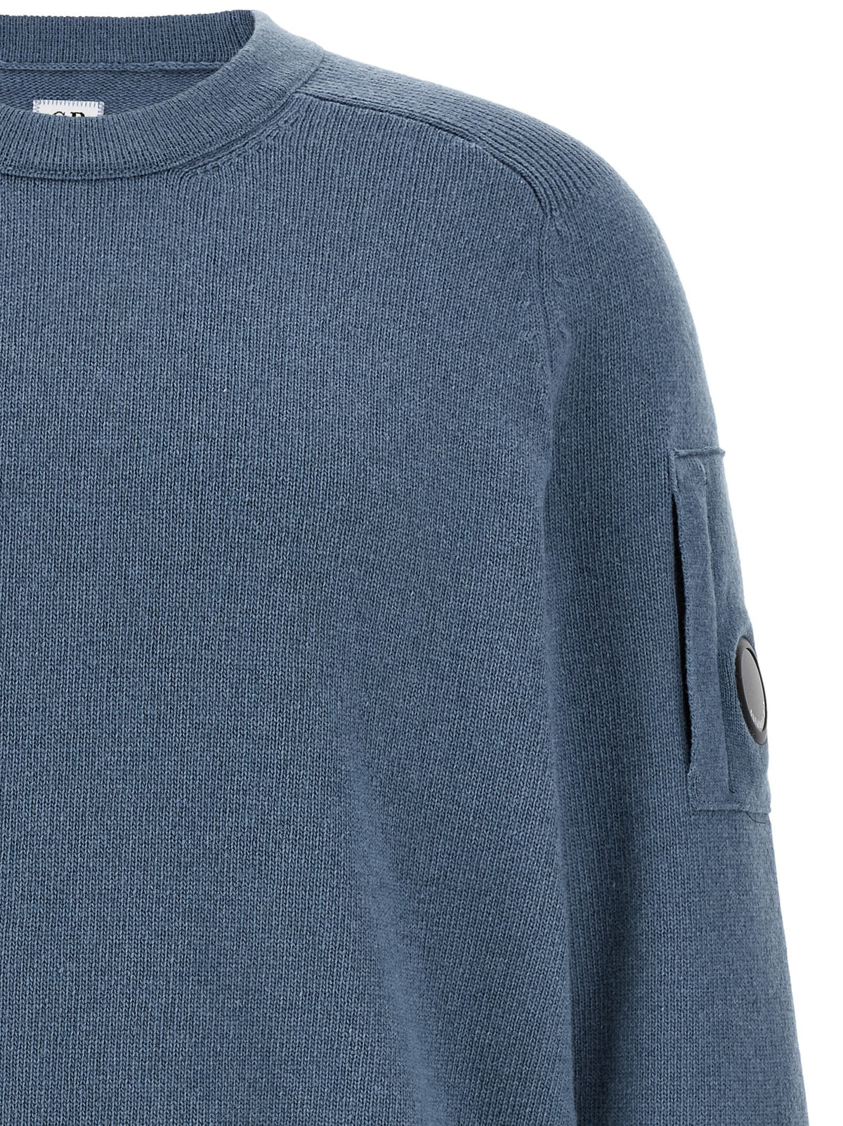 C.P. Company Men Blue 'Lens' Sweater