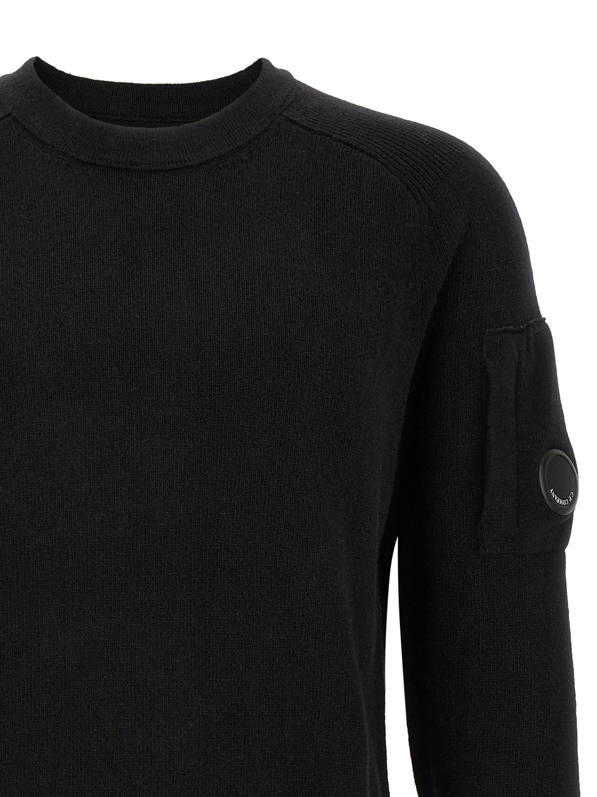 C.P. COMPANY C.P. Company Men 'Lambswool Grs' Sweater With Lens Detail