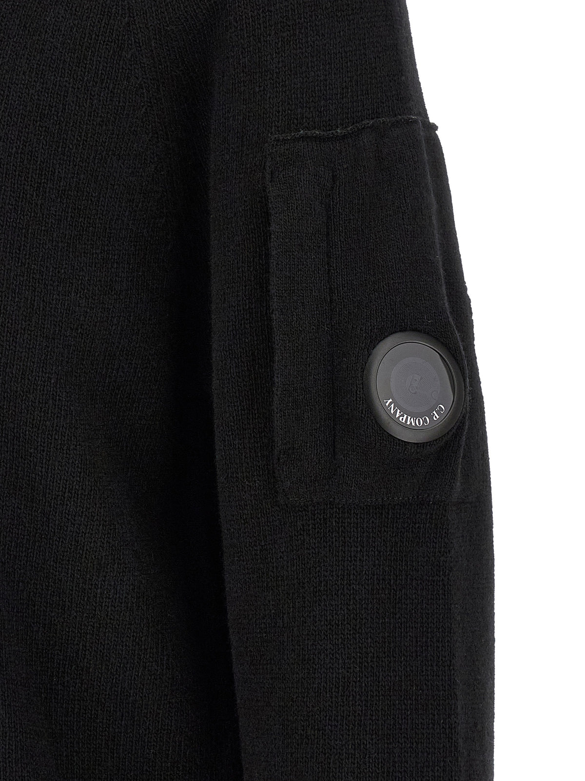 C.P. COMPANY C.P. Company Men 'Lambswool Grs' Sweater With Lens Detail