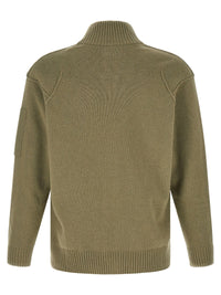 C.P. COMPANY C.P. Company Men 'Lambswool Grs' Cardigan With Lens Detail