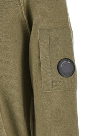 C.P. COMPANY C.P. Company Men 'Lambswool Grs' Cardigan With Lens Detail